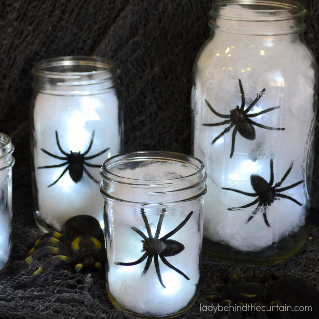 Halloween Spider-Light Centerpiece