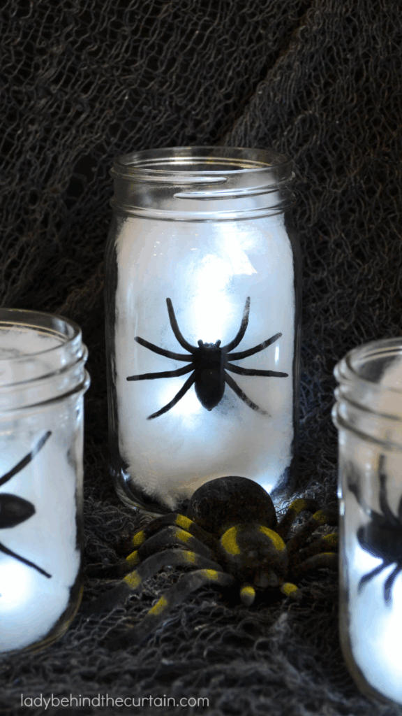 Halloween Spider-Light Centerpiece 