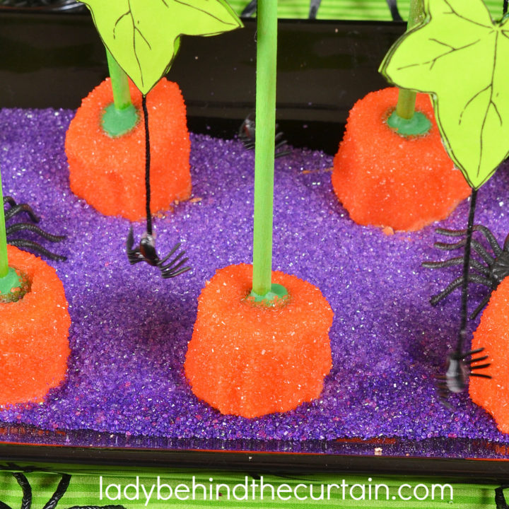 Halloween Marshmallow Pumpkin Pops