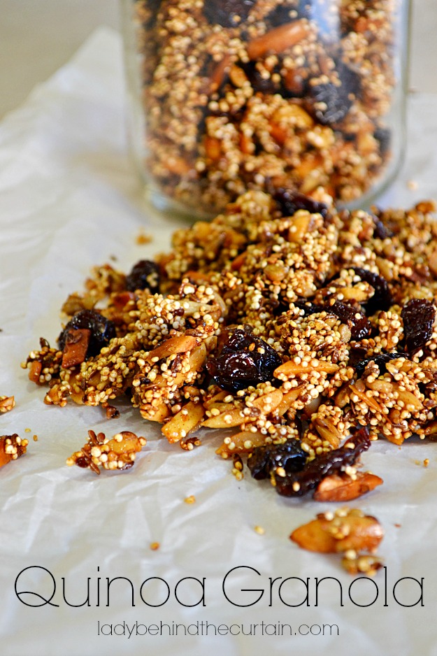 Quinoa Granola - Lady Behind The Curtain