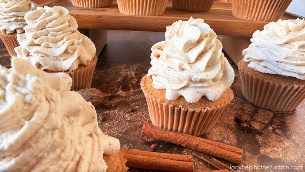Brown Butter Vanilla Chai Tea Cupcakes