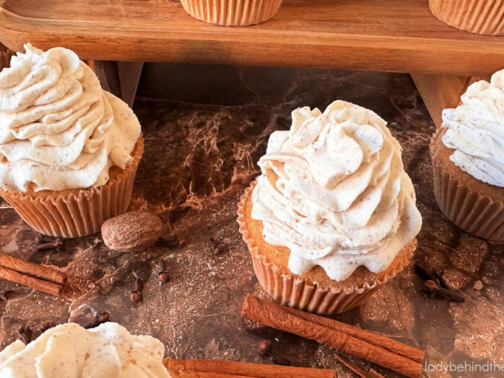 Brown Butter Vanilla Chai Tea Cupcakes