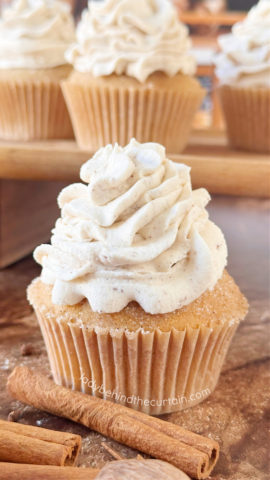 Brown Butter Vanilla Chai Tea Cupcakes
