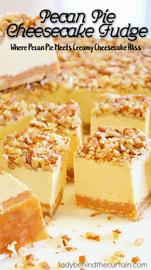 Pecan Pie Cheesecake Fudge