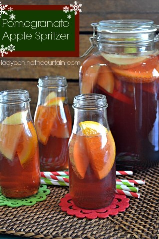Pomegranate Apple Spritzer - Lady Behind The Curtain