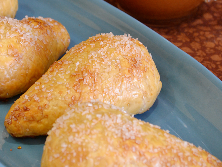 Stuffed Pear Dumplings with a Maple Orange Sauce