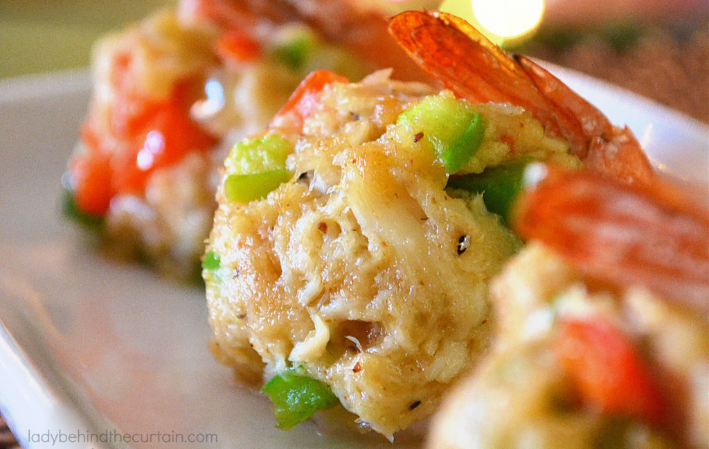 Crab Cake Stuffed Shrimp