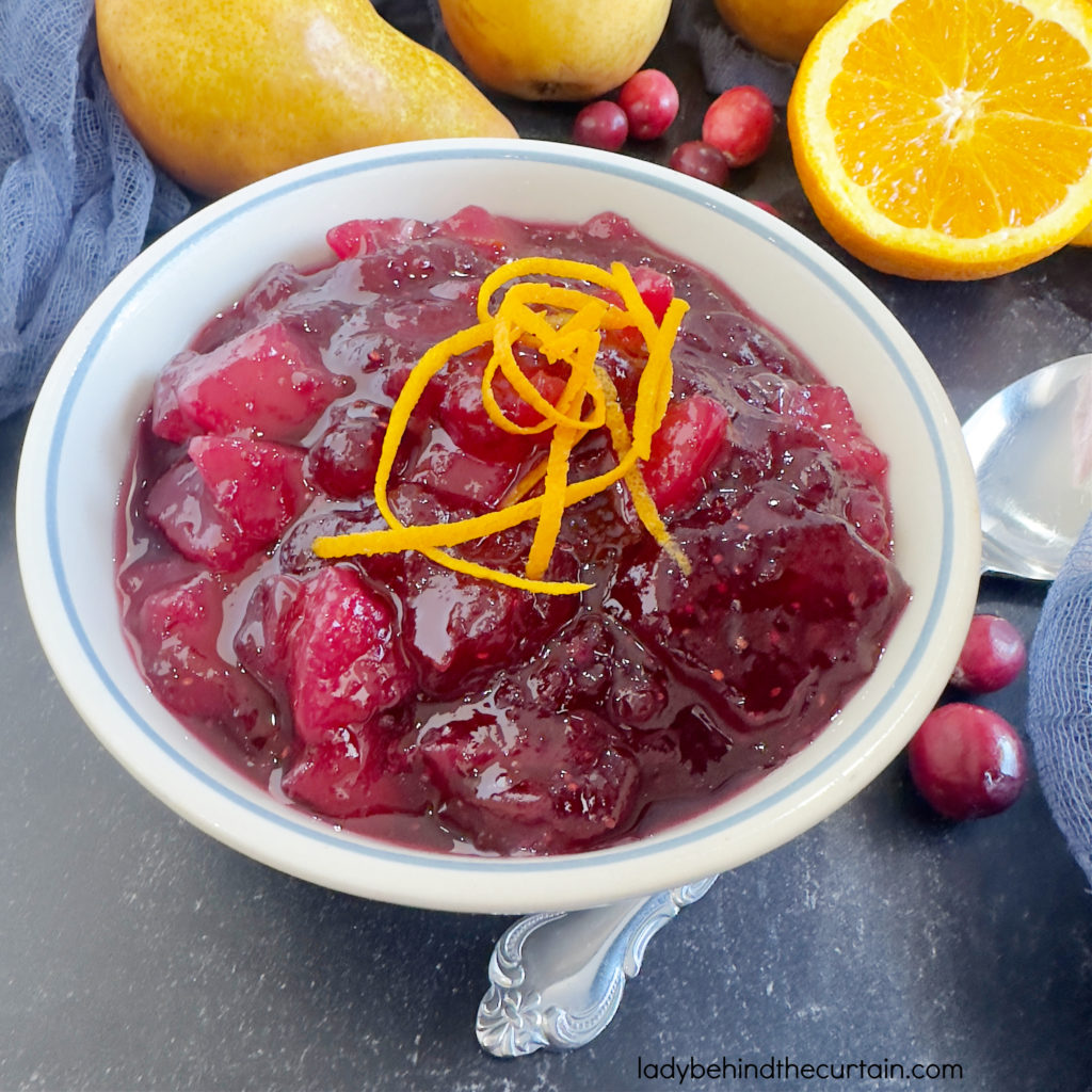 Cranberry Pear Sauce