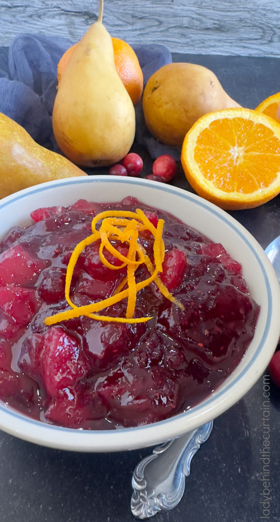 Cranberry Pear Sauce