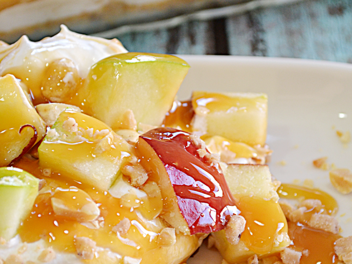 Caramel Apple Pudding No-Bake Dessert