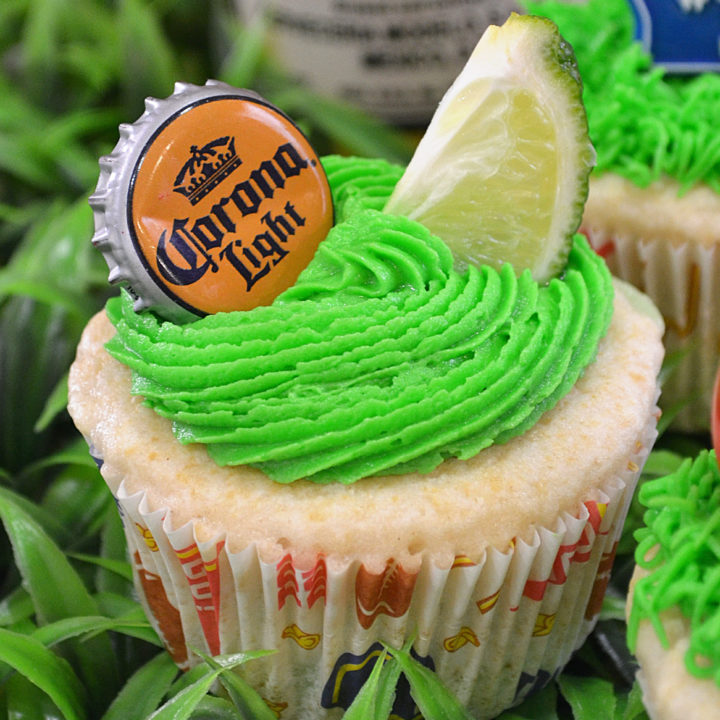 Corona Lime Cupcakes