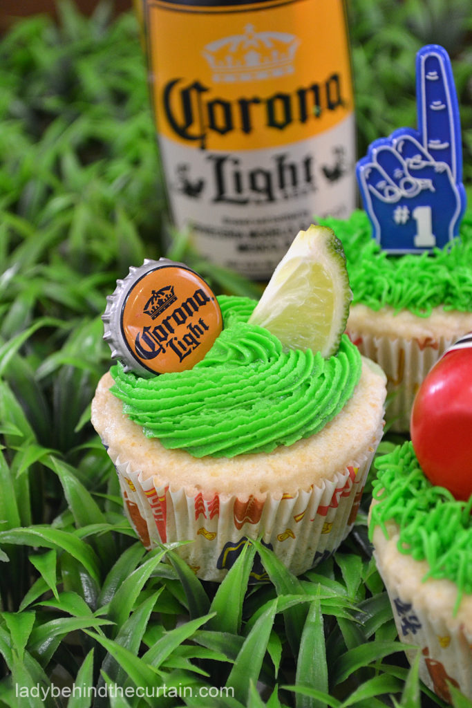 Corona Lime Cupcakes