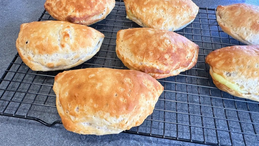 Easy Blueberry Lemon Cream Filled Biscuit