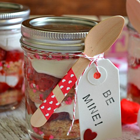 Funfetti Sugar Cookie Strawberry Shortcakes - Lady Behind The Curtain