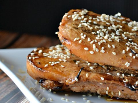 Grilled Orange Teriyaki Chicken - Lady Behind The Curtain