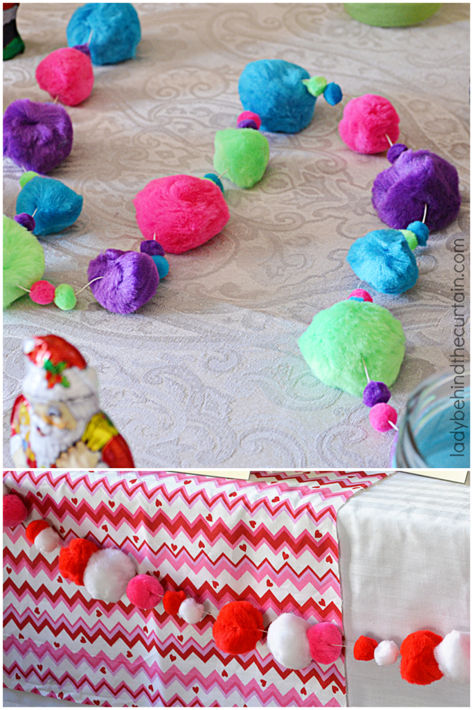 How to make Pom Pom Garland