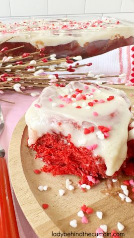 Red Velvet Cake Mix Cinnamon Rolls