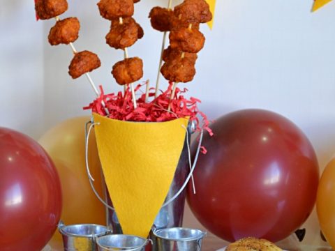 #ad Game Day Snacks - Chicken Jalapeno Bomb Bites - Lady Behind The Curtain