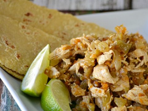 Beer Braised Chicken Verde - Lady Behind The Curtain
