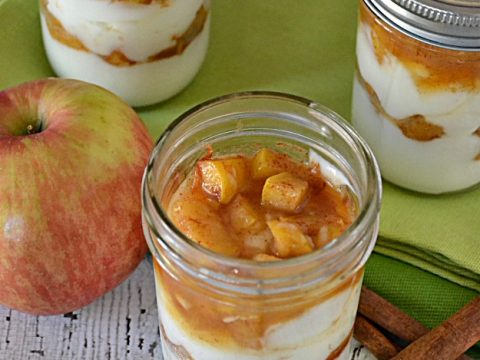 Caramel Apple Yogurt - Lady Behind The Curtain