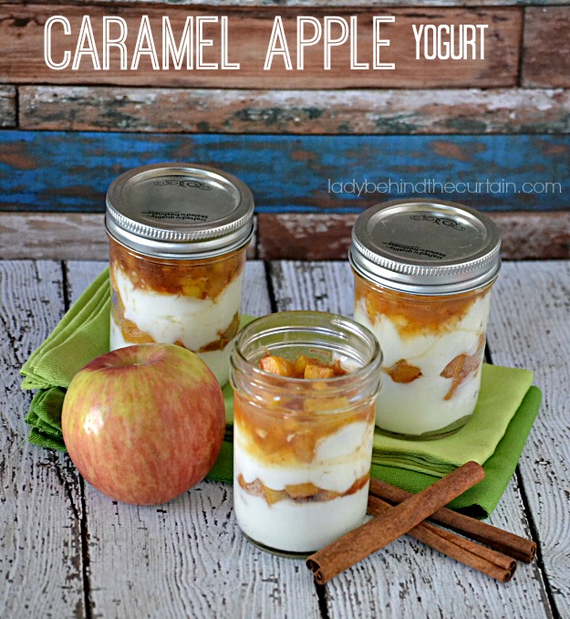 Caramel Apple Yogurt - Lady Behind The Curtain