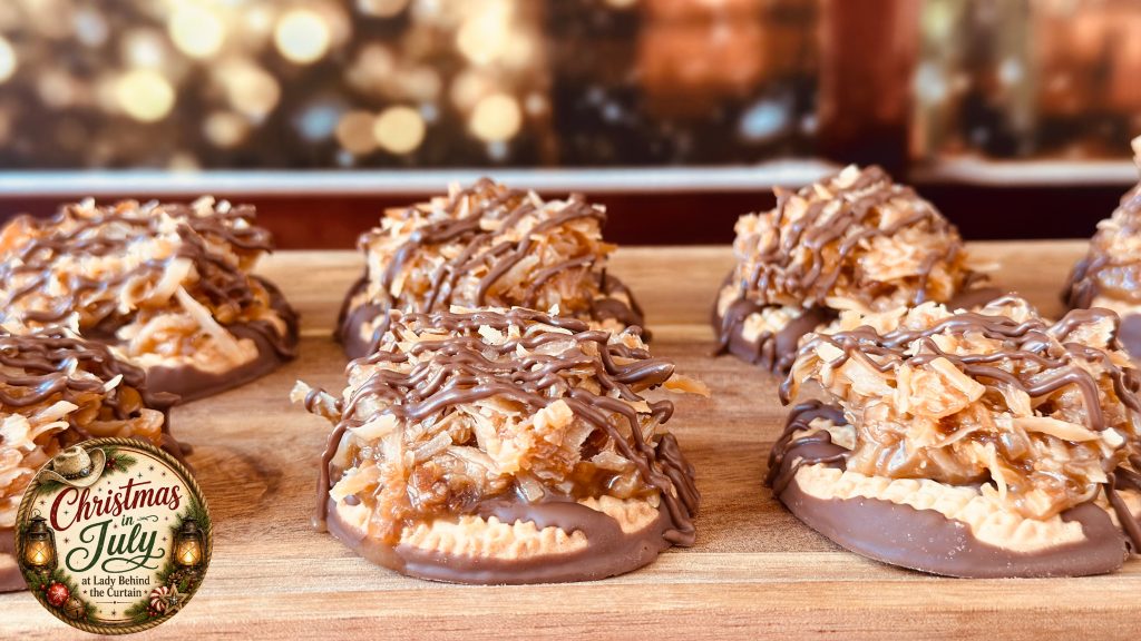 Easy Copycat Samoas Cookies with Keebler Fudge Stripes
