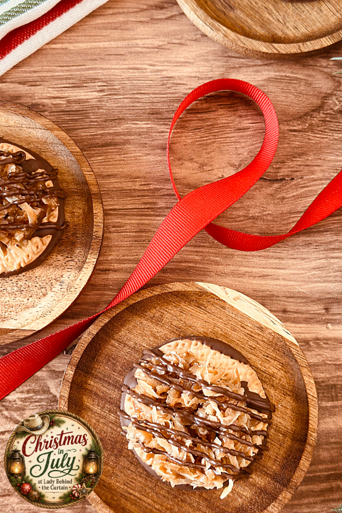 Easy Copycat Samoas Cookies with Keebler Fudge Stripes