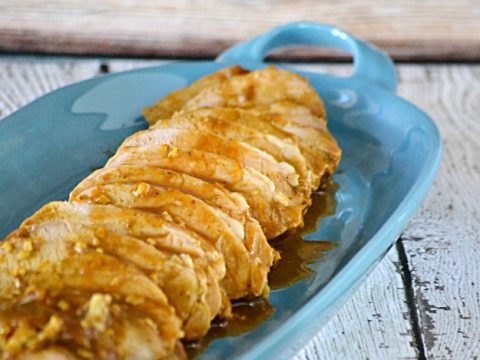 Orange Curry Pork - Lady Behind The Curtain