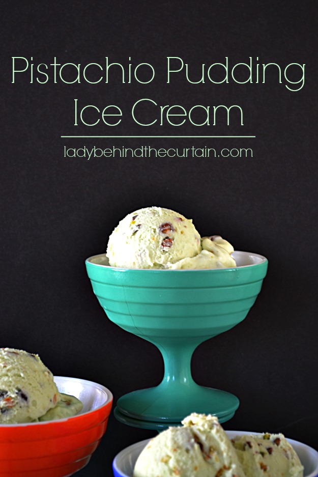 Pistachio Pudding Ice Cream - Lady Behind The Curtain 