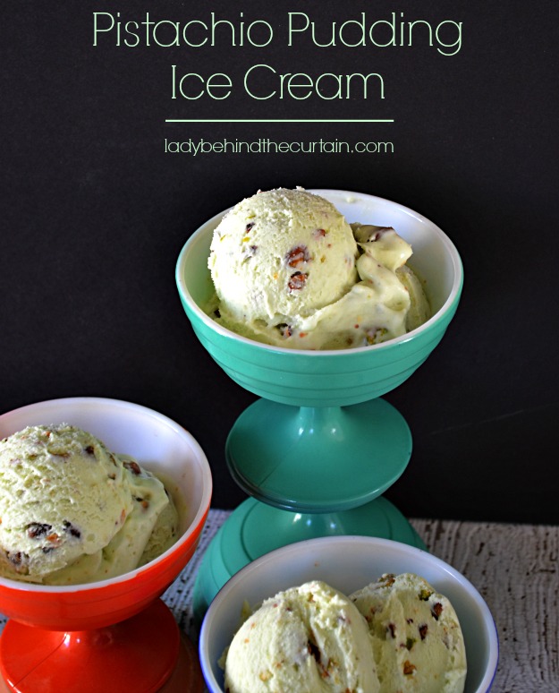 Pistachio Pudding Ice Cream - Lady Behind The Curtain 