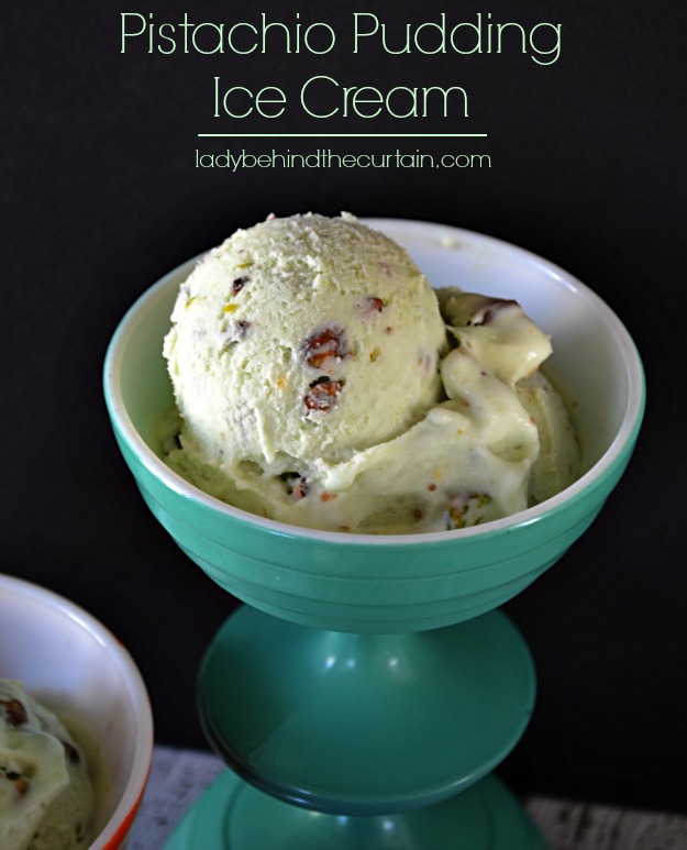 Pistachio Pudding Ice Cream - Lady Behind The Curtain