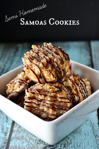 Semi Homemade Samoas Cookies