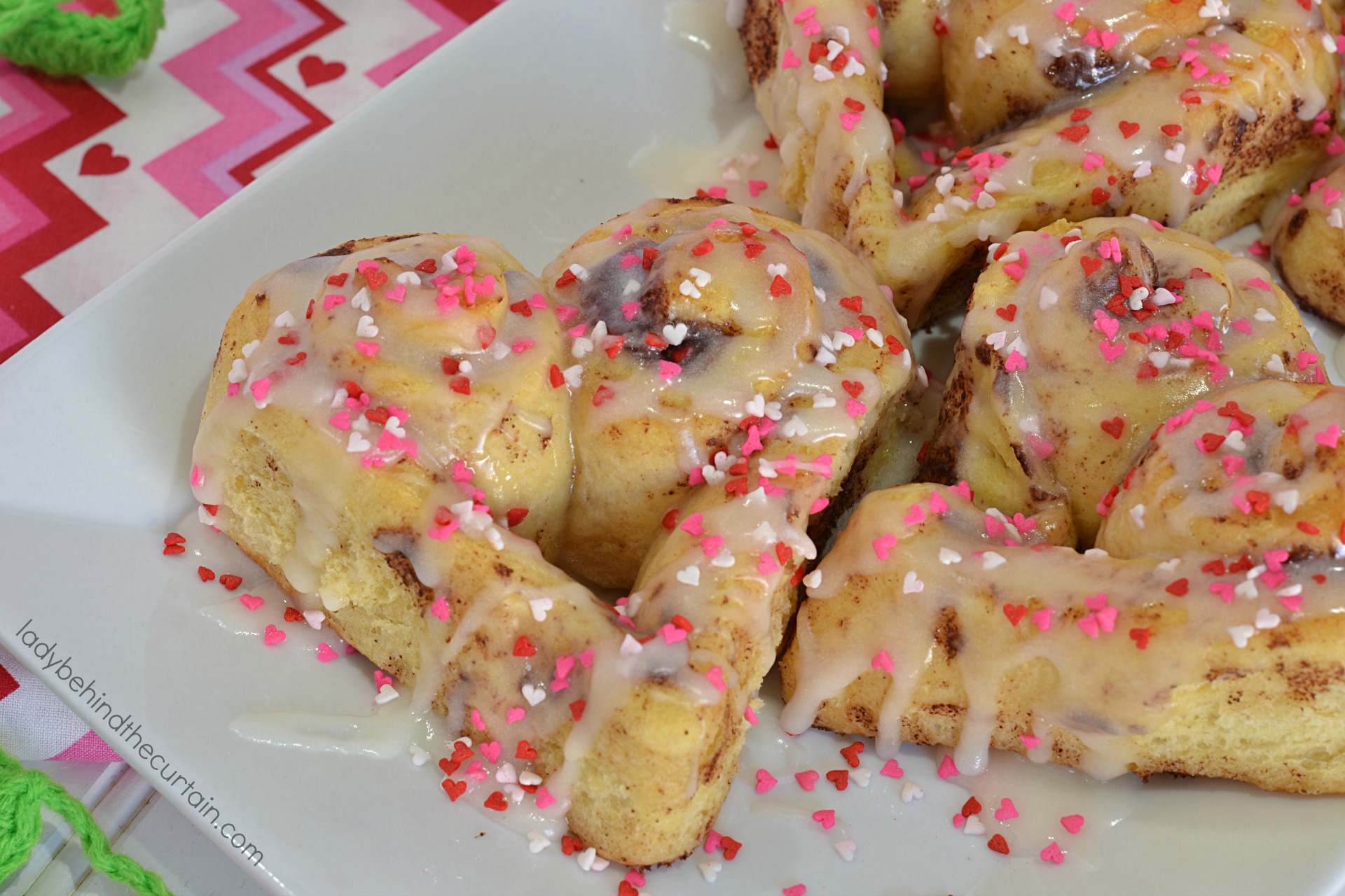 Sweetheart Cinnamon Rolls