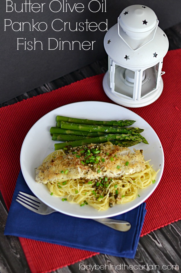 Butter Olive Oil Panko Crusted Fish Dinner - Lady Behind The Curtain #CollectiveBias #shop 