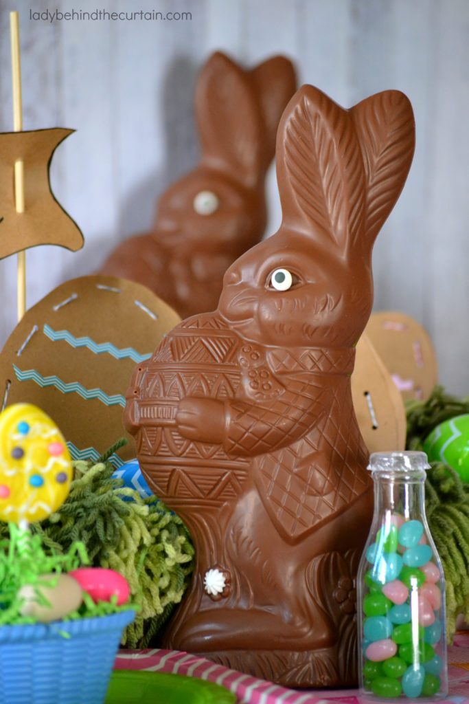 Easter Egg Hunt Themed Party Table