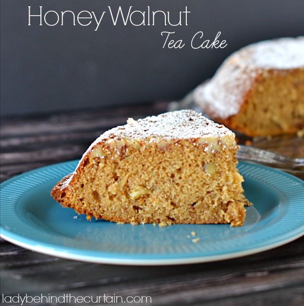 Honey Walnut Tea Cake - Lady Behind The Curtain