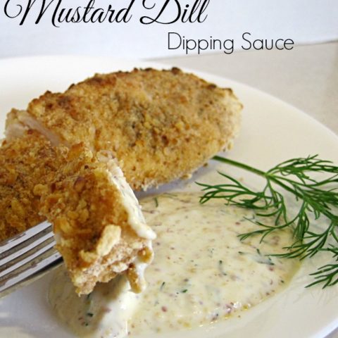 Mustard Dill Dipping Sauce - Lady Behind The Curtain