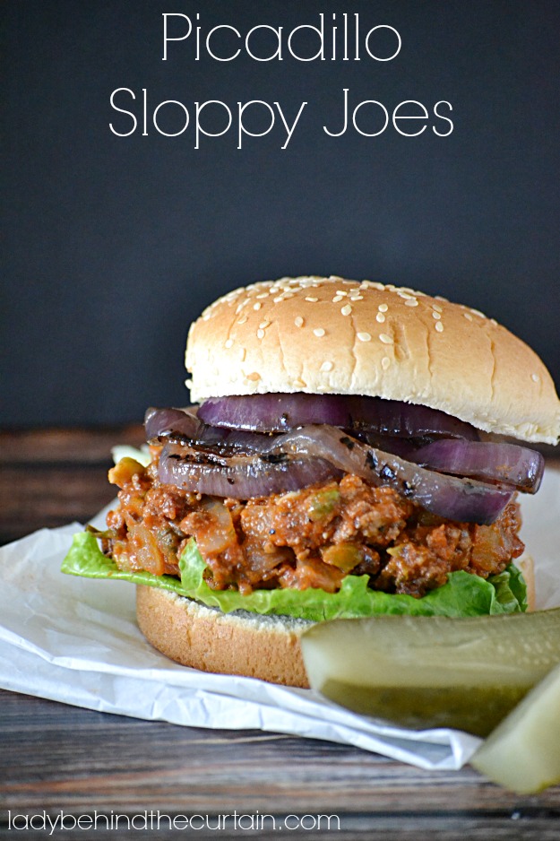 Picadillo Sloppy Joes - Lady Behind The Curtain