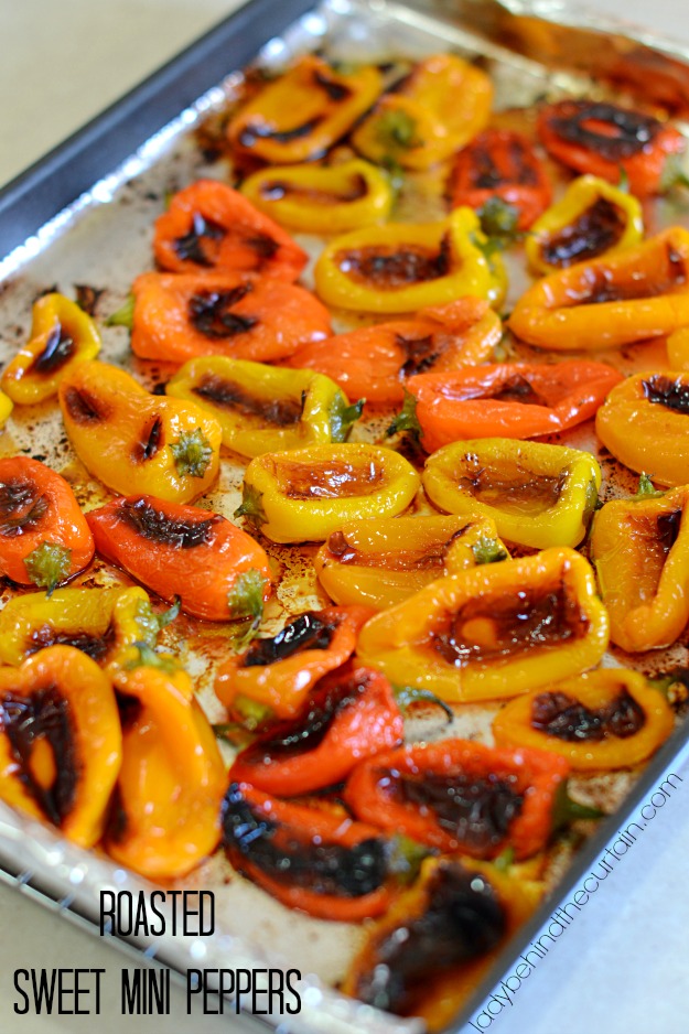 Roasted Sweet Mini Peppers