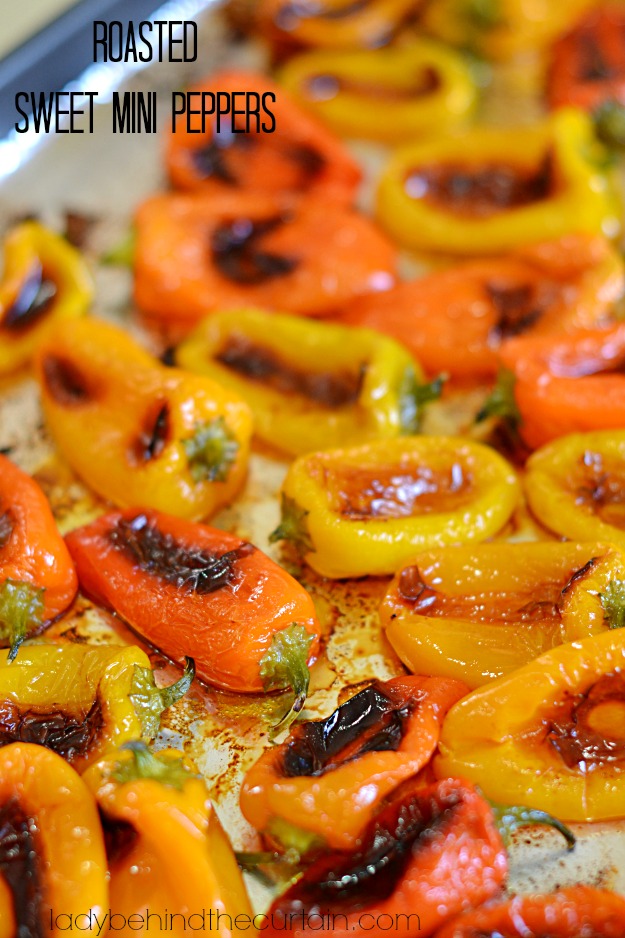 Roasted Sweet Mini Peppers