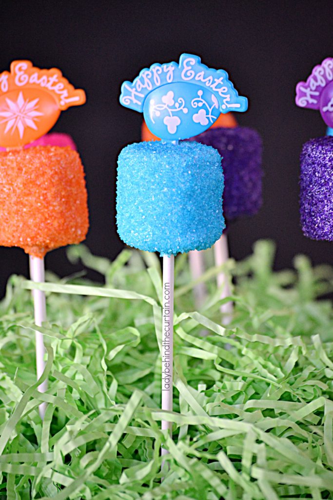 Easter Marshmallow Pops