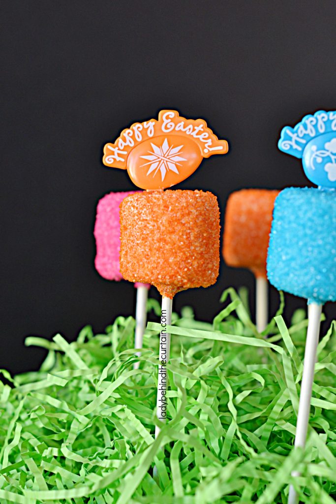 Easter Marshmallow Pops