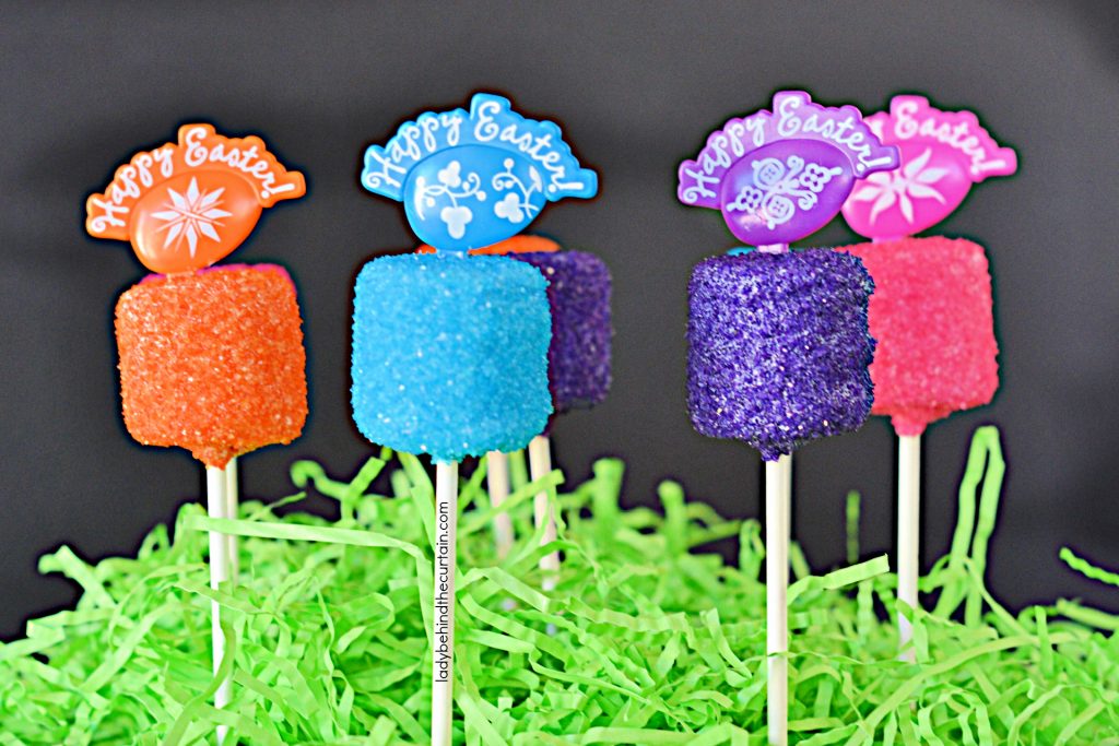 Easter Marshmallow Pops