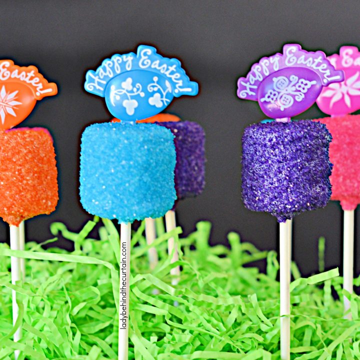 Easter Marshmallow Pops