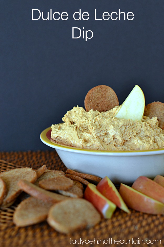 Dulce de Leche Dip - Lady Behind The Curtain