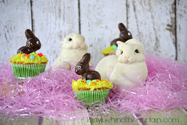 Filled Chocolate Easter Bunnies - Lady Behind The Curtain