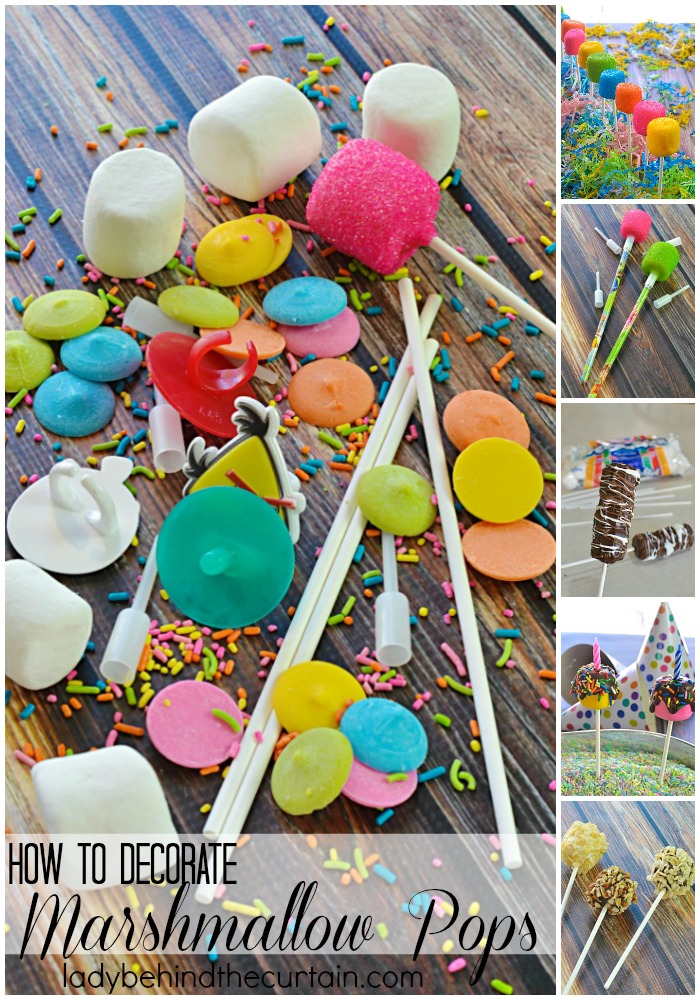 How to Decorate Marshmallow Pops | I'll show you how super easy it is to make these 10 minute treats. Perfect for a kid's party table, birthday party, Easter basket or dessert table. They add that little extra something special to any event or celebration.