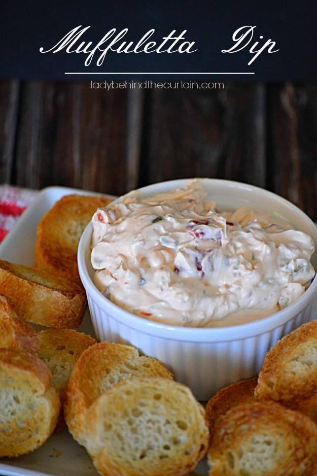 Muffuletta Dip - Lady Behind The Curtain