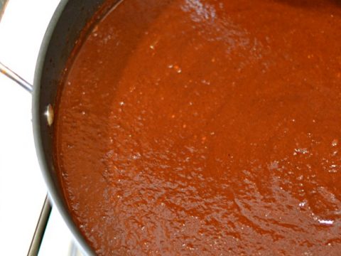 Semi Homemade Enchilada Sauce - Lady Behind The Curtain
