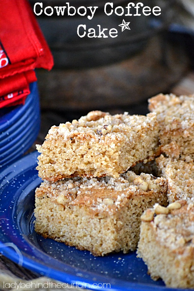 Cowboy Coffee Cake - Lady Behind The Curtain